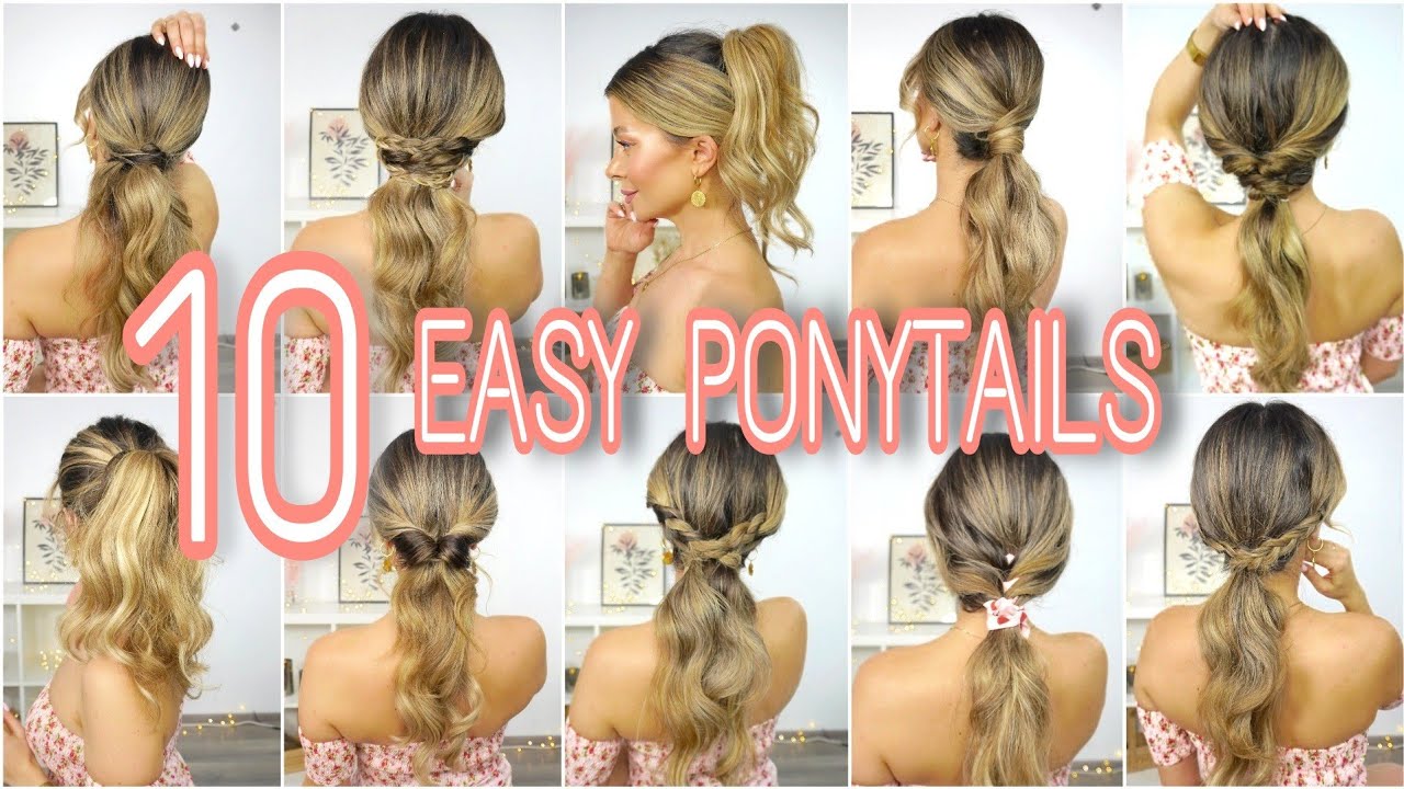 5 Ways to Style your Front Hair : Easy Hairstyles - YouTube | Front hair  styles, Easy hairstyles, Ponytail hairstyles tutorial